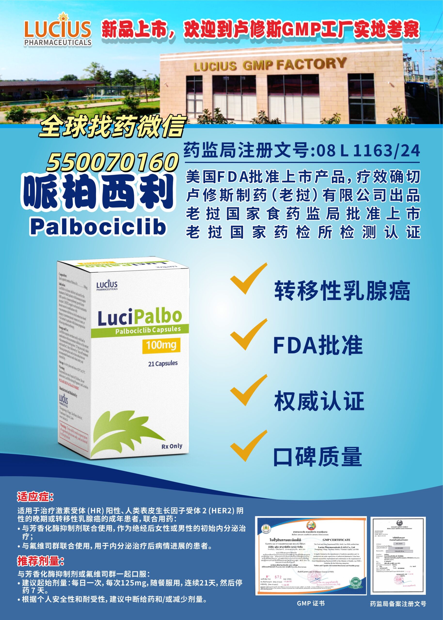 哌柏西利（Palbociclib）：HR+/HER2 - 乳腺癌治疗核心药与印老孟三国代购指南