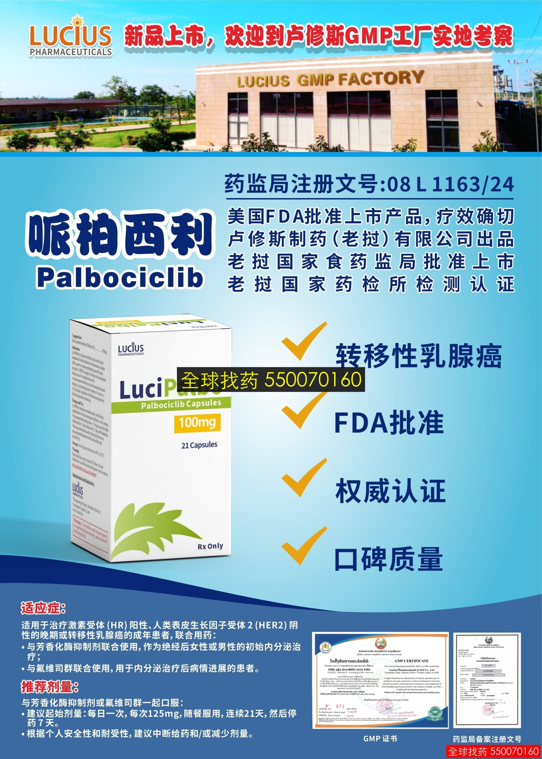 哌柏西利（100mg） · 印度代购正品直邮 | 优质仿制药价格
